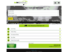 Tablet Screenshot of buycarspares.co.uk